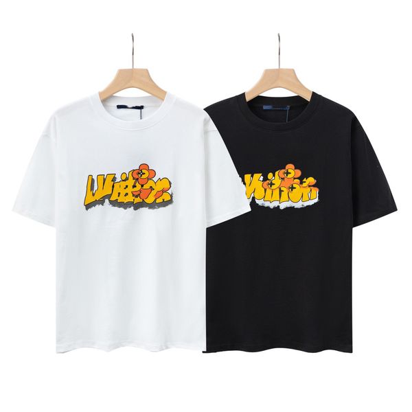 

summer new designer t shirt summer fashiont shirts for men luxury letter embroidery mens women clothing short sleeved shirt womens tee &v, White;black