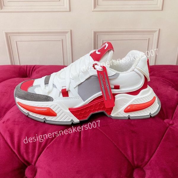 

2023new quality womens designer casual shoes sneaker fashion mens womens shoe platform trainers strawberry mouse wave mouth print, Black