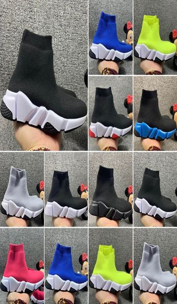 

designer kids shoes sneakers casual socks platform boy and gril black youth kid trainers runner baby toddler infants sock sneakers8524345, Black;red