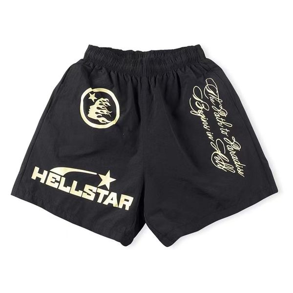 

hellsrar cargos men's plus size shorts hellstar shorts mesh nylon breathable knee length beach pants jogging basketball pants women&#03