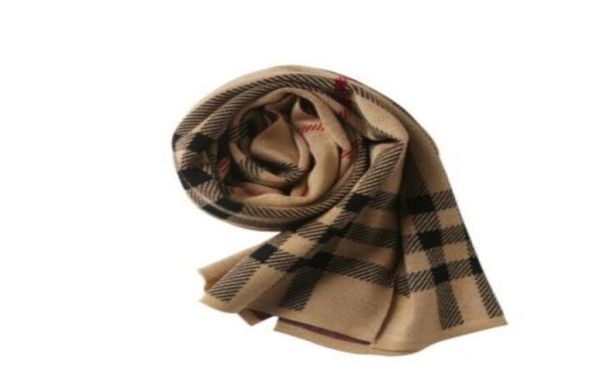 

2021 classic fashion new wool knitting men scarf long 18030cm9107318, Blue;gray