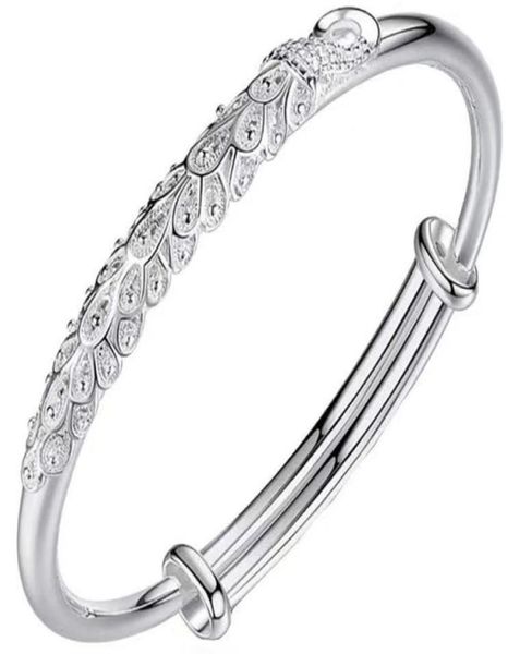 

925 stamped silver charm phoenix bracelets for women fashion party wedding engagement jewelry gifts8279203, Golden;silver