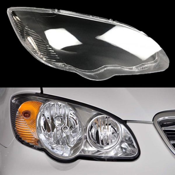 

car front headlight glass lens cover pc material headlamps transparent headlamp lampshades lamp shell for byd f3 f3r 2005~2011