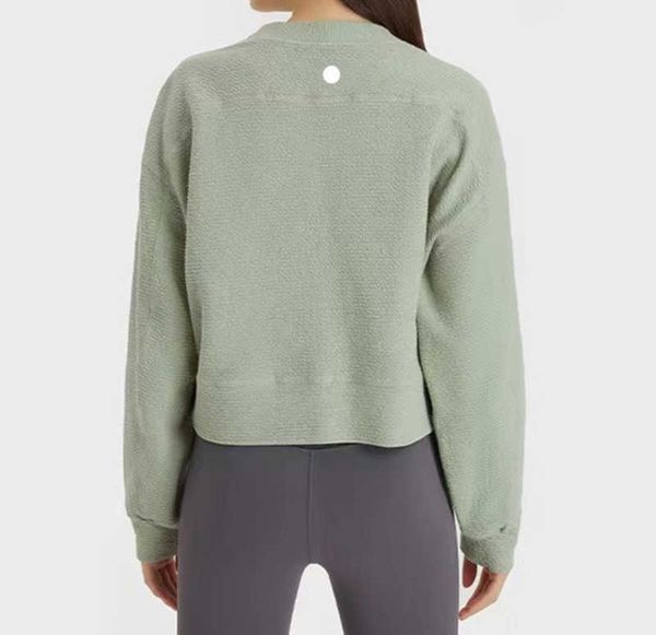 

women's yoga causal sweatshirts loose fit long sleeve sweater ladies cotton workout athletic gym shirts causal clothing, Gray