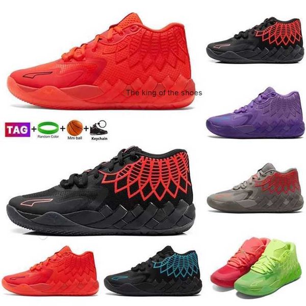 

mbbasketball shoes iridescent dreams buzz city rock ridge red galaxy mb.01 rick and morty for lamelos men women not from here 0von, Black