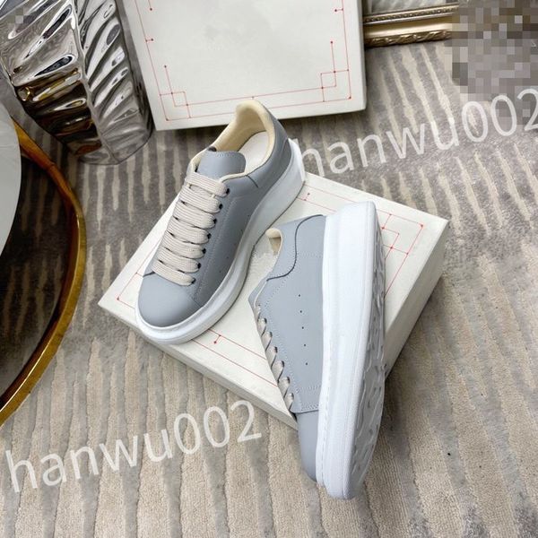 

2023 new luxury excellent sneakers men women shoes genuine designer shoes leather trainer fashion sports platform, Black