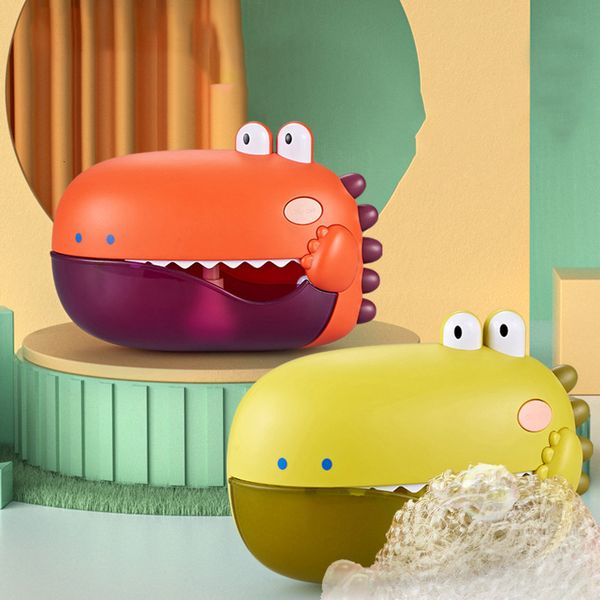 

bath toys baby bath toys for kids music dinosaur bubble machine bath toys bathtub soap automatic bubble maker toys baby bathroom toy 230410