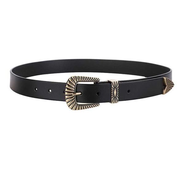 

waist chain belts suspenders new leather versatile decoration two layer cow women's pin buckle casual jeans belt