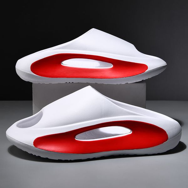 

fashion outdoor summer sandals men women sandy beach hole shoes lady gentlemen slippers breathable and lightweight, Black