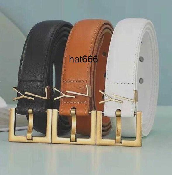 

belt for women genuine leather 3cm width high-quality men designer belts s buckle cnosme womens waistband cintura ceintures, Black;brown