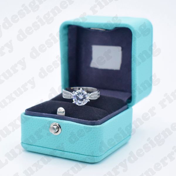 

designer women ring luxury diamond ring gifts size 6-9, Golden;silver