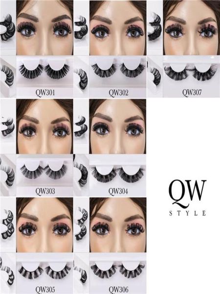 

dd curl faux mink eyelashes fluffy long thick false eyelash 5d lashes natural russian lash extension8459379