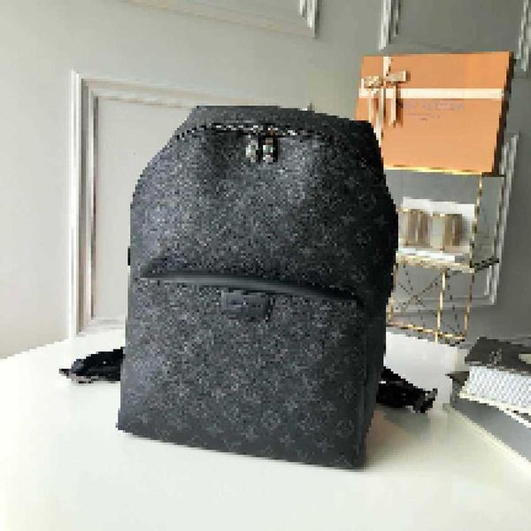 

luxury brand designer school bags discovery m43186 men backpacks real leather travel bag handbags women handles boston totes ji65, Black;white