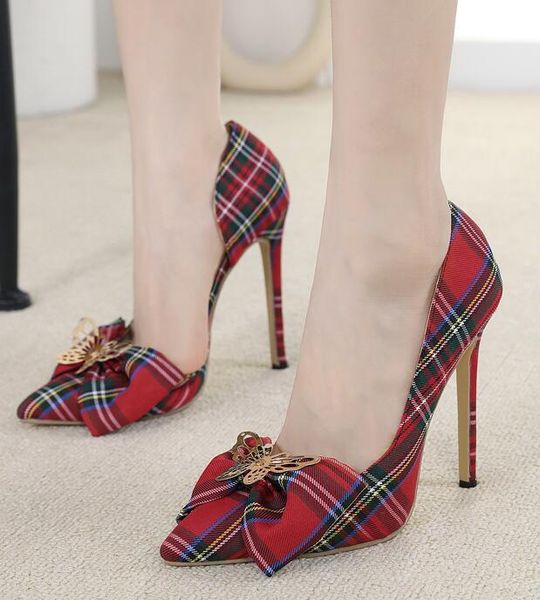 

elegant women wedding banquet shoes high heels pumps red denim bowknot summer slingback sandals pointed toe stiletto, Black