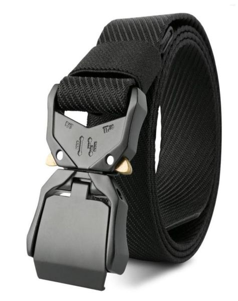 

belts tactical for men bird work duty belt jeans with automatic buckle adjustable nylon mens gun9216323, Black;brown