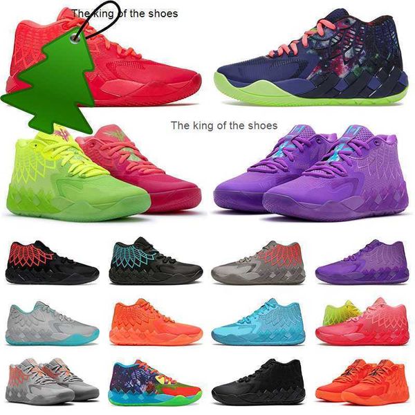 

mblamelo shoe boots lamelo ball shoes boots mb01 basketball sneaker rick and morty galaxy buzz city black blast queen citys rock ridge red m