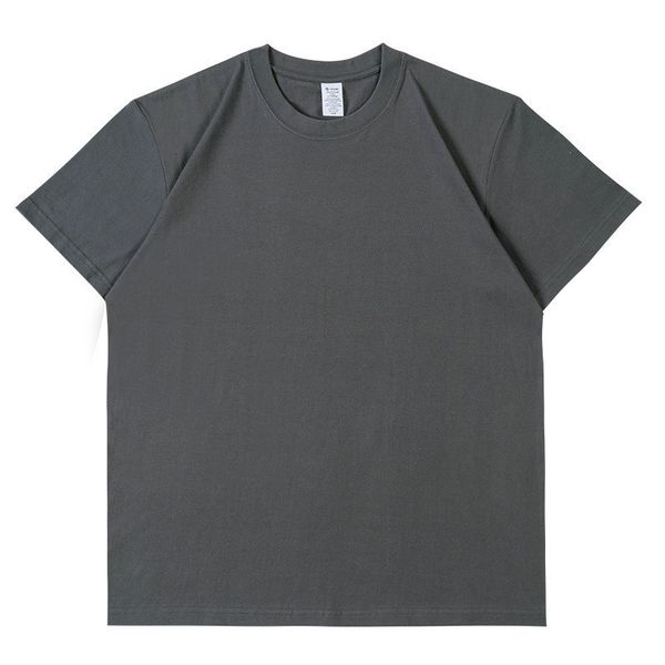 

men s t shirts jx27 2023 round neck short sleeved t shirt solid color casual for men and women 230411, White;black
