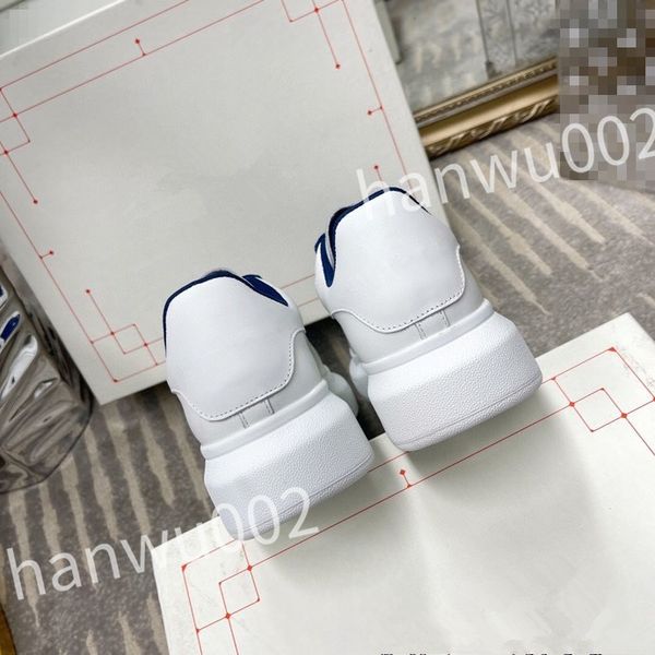 

new casual sneakers men women shoes genuine designer shoes leather trainer fashion sports platform, Black