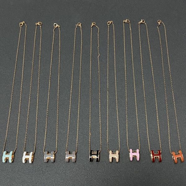 

silver rose gold crystal chain necklaces designer t necklace jewelry heart-shaped pendant love necklaces gold jewelry