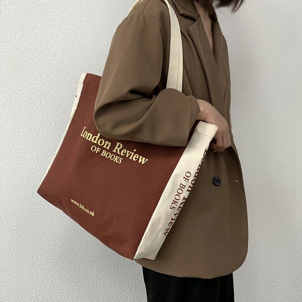 

evening bags women's canvas shoulder shopper bag cotton cloth eco big shopping bag for woman girls student handbag large tote book bags