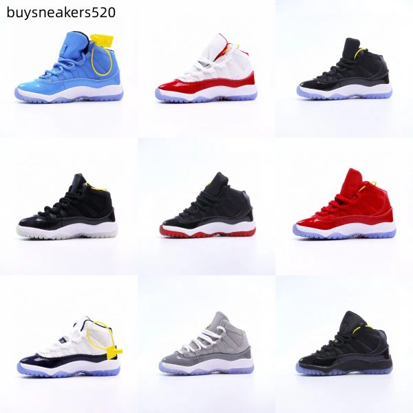 

kids shoes 11 cherry 11s basketball sneakers children youth sport shoe xi boys girls outdoor tra, Black