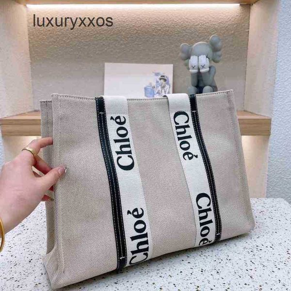 

tote woody bag chioe fashion design canvas 2023 portable shoulder designer single bags handbag large women's capacity 51l4