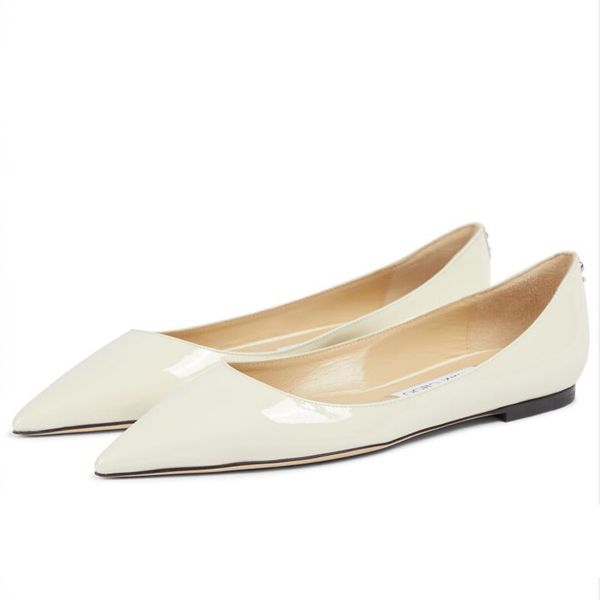

fashion women summer ballet flats sandals london ballerinas love in leather refined white pointed toe designer italy delicate badge ballets, Black