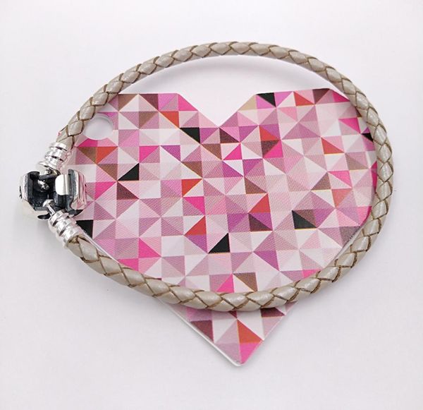 

moments single woven leather bracelet pearl authentic 925 sterling silverfits european pandora style jewelry charms beads andy j8398042, Golden;silver