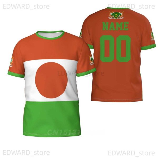 

diy tees polos custom name number niger country flag 3d t-shirts clothes t shirt men women tees for soccer football fans gift us size t2304, Black