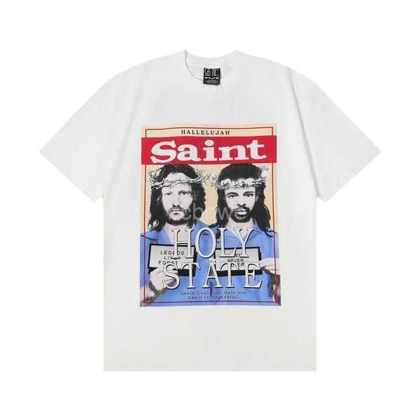 

men's tshirts frog drift streetwear vintage graphics printing saint michael oversized loose summer tee t shirt for men women 8194, White;black