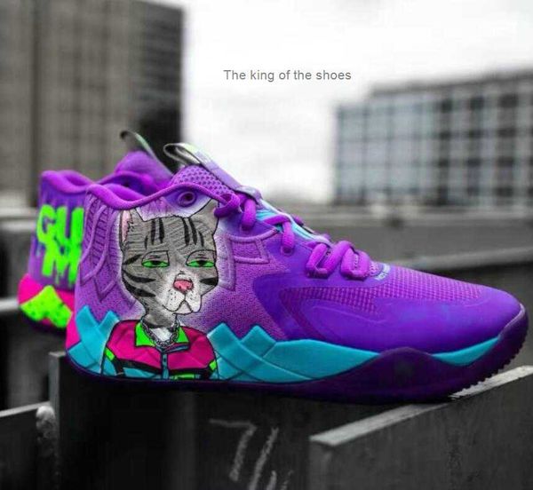 

mb.01lamelo ball queen city men basketball shoes sales mb1 purple glimmer pink green black sport shoe trainner sneakers size 7-12.5