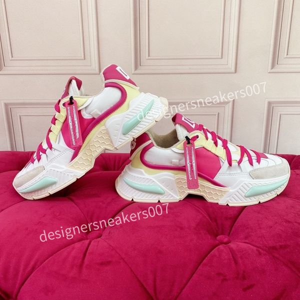 

2023quality designer casual shoes sneaker fashion men womens shoe platform trainers strawberry mouse wave mouth print, Black