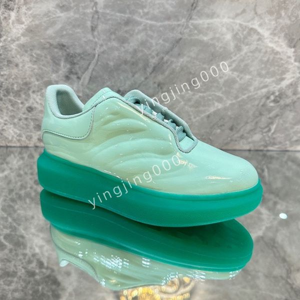 

2023new designer brand trainers womens casual shoes women leather lace up white sole espadrilles oversized flats, Black