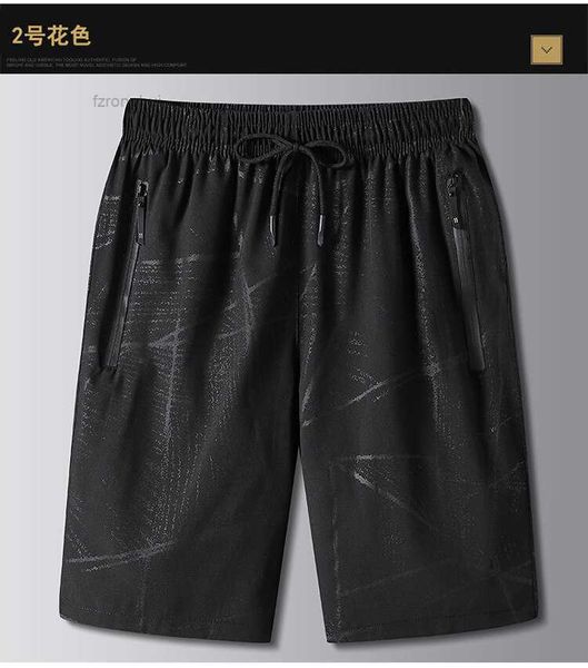 

men's shorts summer ice silk large loose casual pants sports quick drying middle thin versatile capris 4 895s, White;black