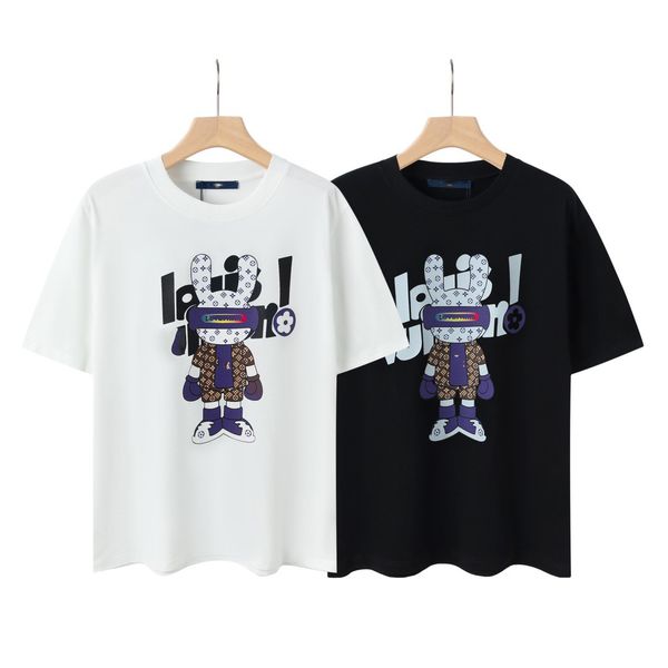 

summer designer t shirt casual man womens loose tees with letters print short sleeves sell luxury men t shirt size xs-. &vsc005, White;black