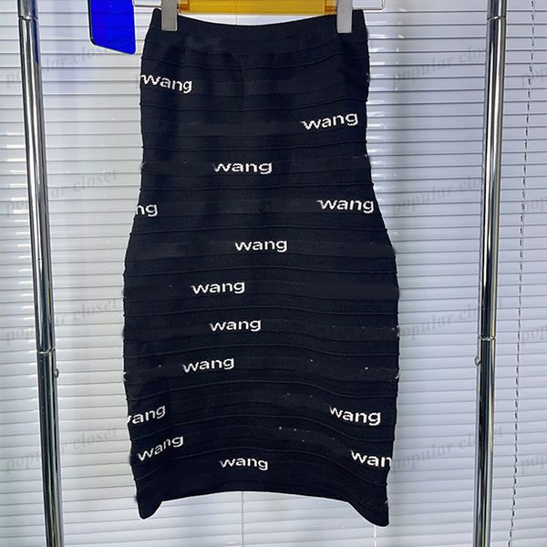 

ladies party dress strapless summer bodycon dresses embroidery women knitted letter clothes white black sml