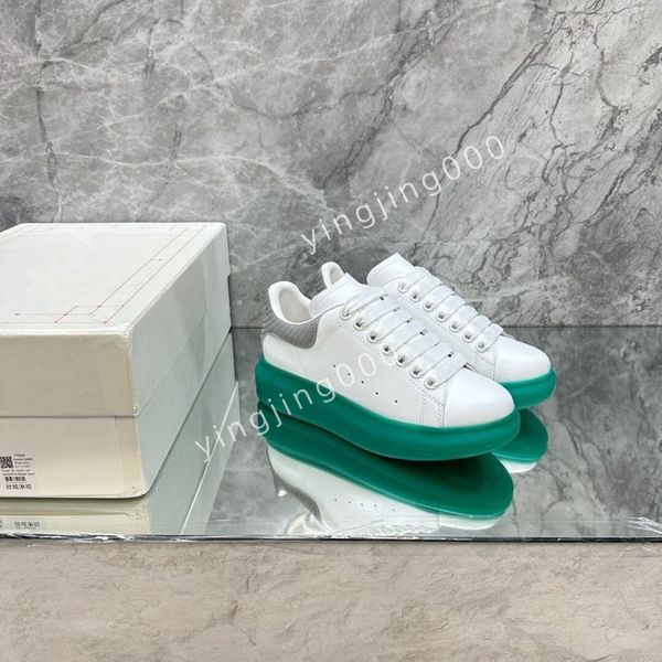 

2023r brand trainers womens casual shoes mens womens leather lace up white sole espadrilles oversized flats, Black