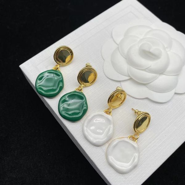 

charm casual irregular drops glue fashion designer earrings, Golden