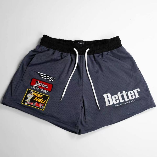 

men s shorts 2023 get better today sports men women classic gym running male bodybuilding mesh basketball clothing 230411, White;black