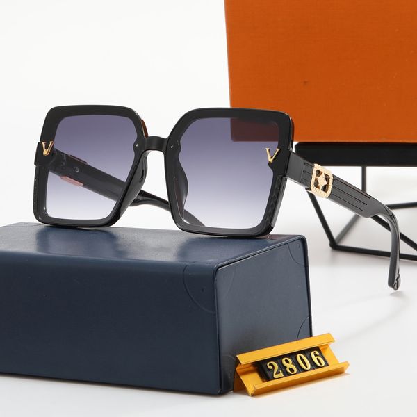 

luxury designers sunglasses goggle senior outdoor beach polarized sun glasses uv400 protective eyewear with box, White;black