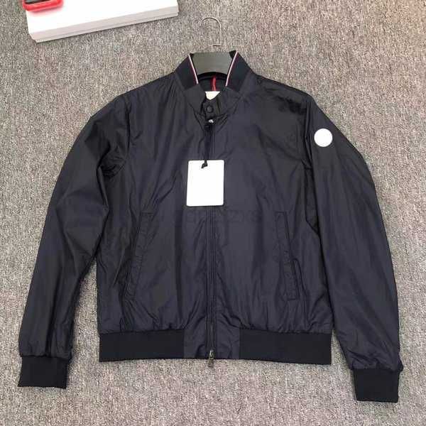 

designer mens jackets france bomber windshield jacket embroidered badge men's outerwear street coats 36dbj, Black;brown