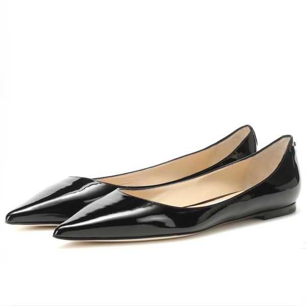 

fashion women ballet flats sandals senior london ballerinas love in leather perfect black pointed toe designer italy delicate badge wedding