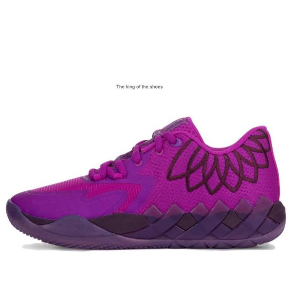

mblamelo ball mb01 lo disco purple shoes for sale with box mens womens basketball shoes sneakers us7.5-us12, Black