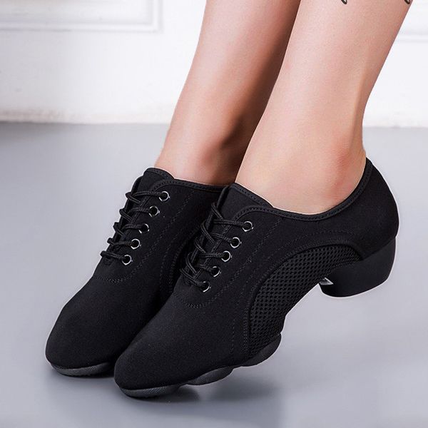 

dance shoes black professional salsa dance shoes men women standard ballroom tango latin teacher dance shoes canvas jazz sneakers 230411