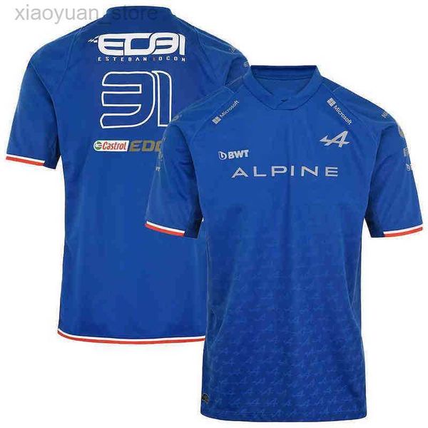 

men's t-shirts the new website 2022 f1 driver t-shirt alpine team esteban ocon t-shirts men leisure breathable with short sleeves 3m411, White;black