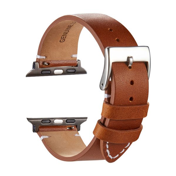 

watch bands genuine leather strap watchband for apple watch band 45mm 44mm 42mm 40mm 38mm 41mm bracelet for iwatch series 8 7 se 6 5 4 3 230, Black;brown