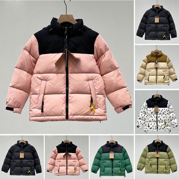 

Kids Coat hildren NF Down north designer face winter Jacket boys girls youth outdoor Warm Parka Black Puffer Jackets Letter Print Clothing Outwear Windbreak, Ivory