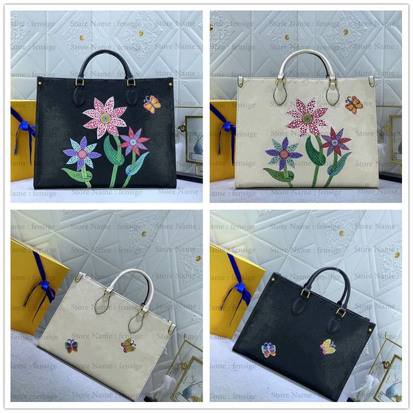 

23s on the go pm mm bag embossed shoulder bag women designer handbag monograms enpreinte leather handle bag luxury print ladies bag m44925 m