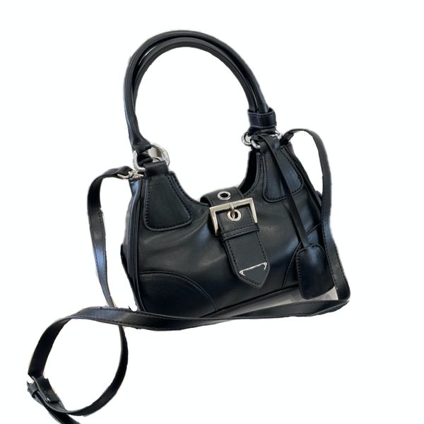 

genuine leather luxury designer bag shoulder women crossbody bags chain belt bag half moon hobo women black the tote small purse and handbag