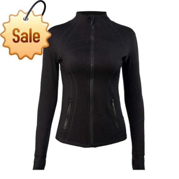 

lulus yoga jacket women define workout sport coat fitness sports quick dry activewear solid zip up sweatshirt sportwear 2022 sellhd, Gray
